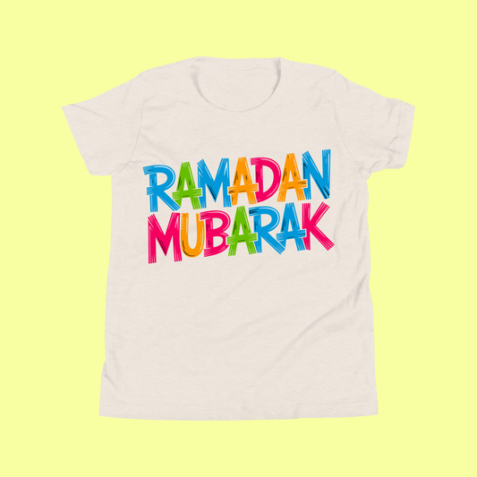 Kids Ramadan Mubarak T-Shirt – Cute Islamic Ramadan Tee for Boys & Girls SavigStyle