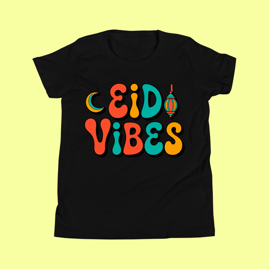 Eid Vibes Kids T-Shirt – Islamic Eid Gift for Kids SavigStyle