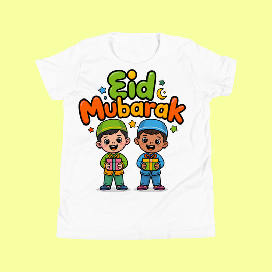 Kids Eid Mubarak T-Shirt – Cute Muslim Kids Eid Tee SavigStyle