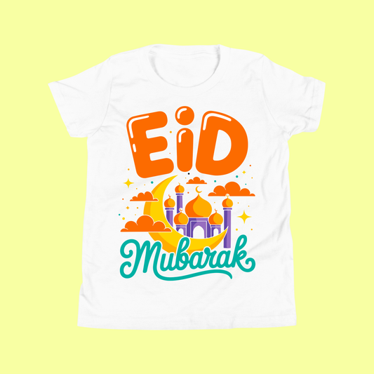 Eid Mubarak Crescent Moon T-Shirt SavigStyle