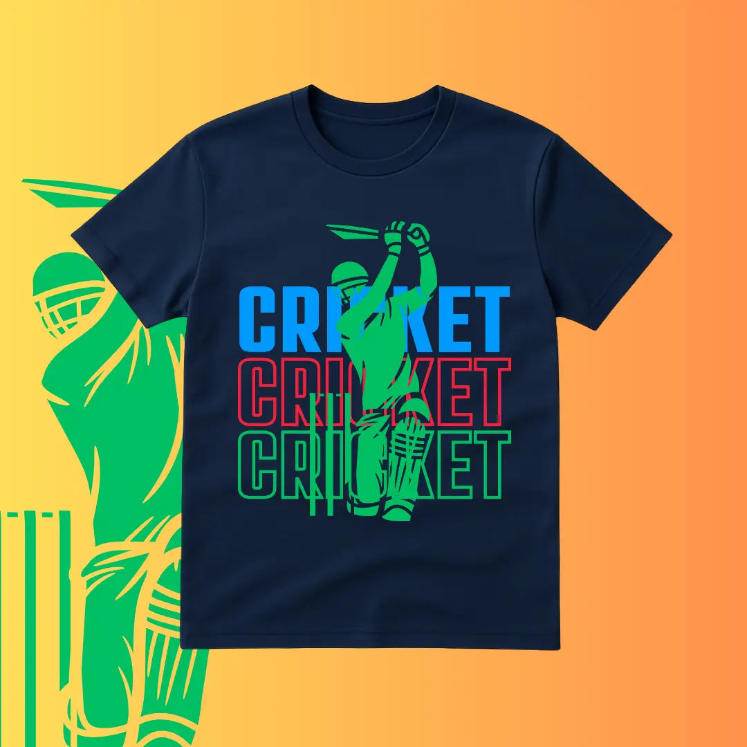 Cricket T Shirt Unisex – Cricket Lover Graphic Tee for Men & Women | Sports Cotton Shirt My Store