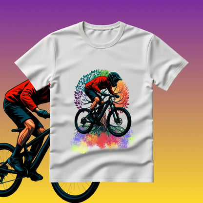 Cycling T Shirt  – 100% Pure Cotton Bike Rider Graphic Tee for Men & Women badartees