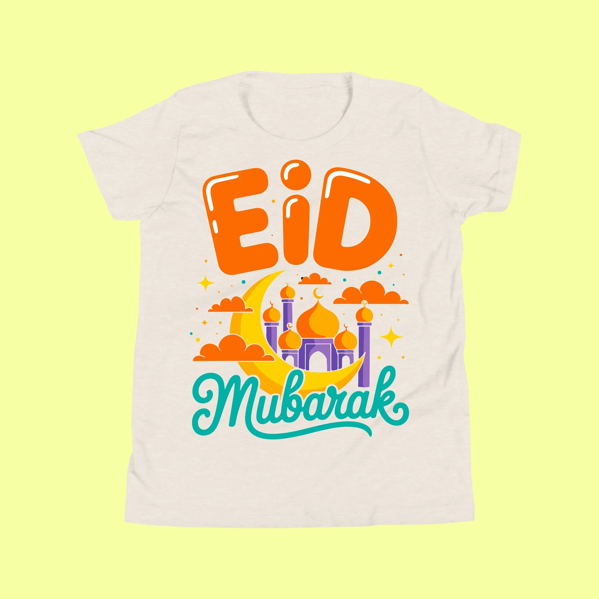 Eid Mubarak Crescent Moon T-Shirt SavigStyle