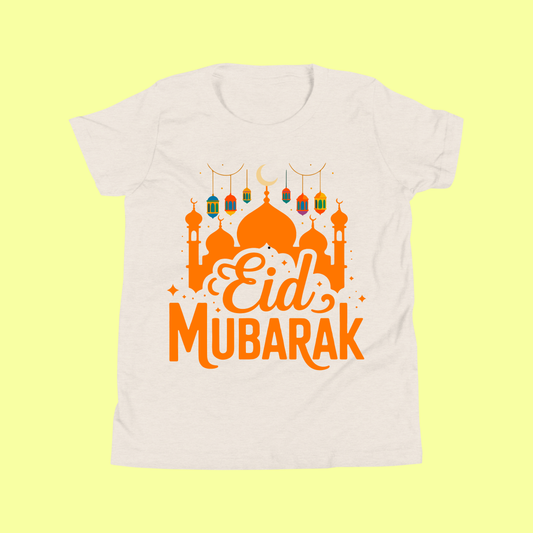 Eid Mubarak Kids T-Shirt – Crescent Mosque SavigStyle