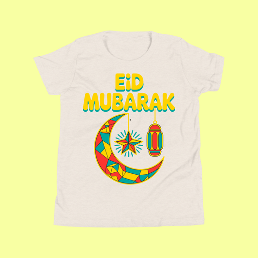 Eid Mubarak Kids Cool Moon Shirt SavigStyle