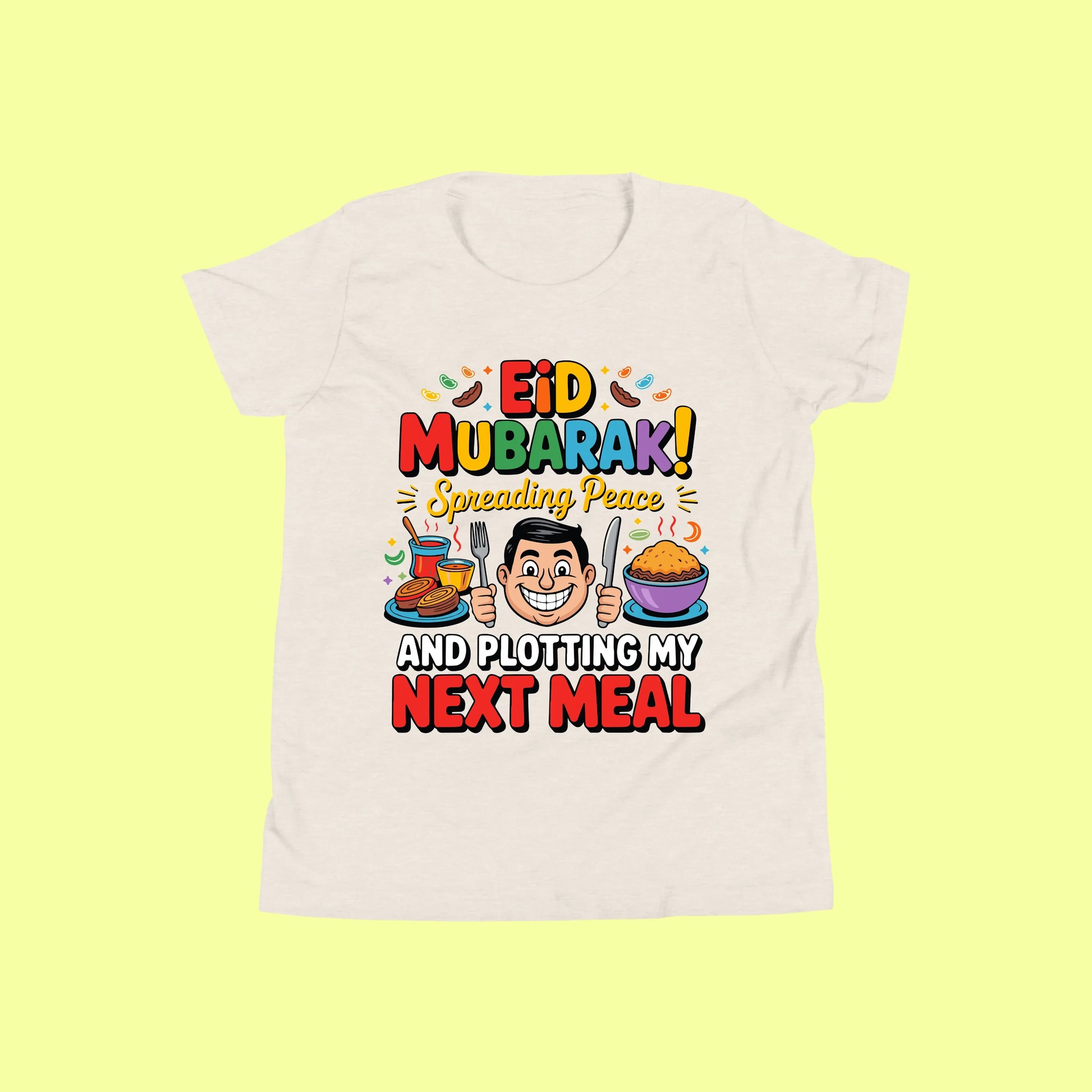 Funny Eid Mubarak Shirt – Plotting My Next Meal Tee SavigStyle