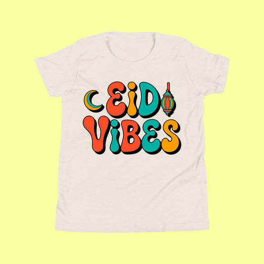 Eid Vibes Kids T-Shirt – Islamic Eid Gift for Kids SavigStyle