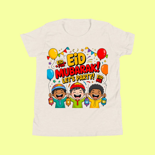 Kids Eid Mubarak Shirt – Cute Balloon Design SavigStyle