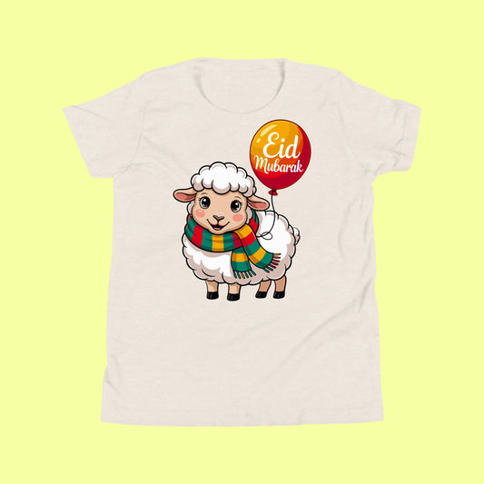 Kids Eid Sheep T-Shirt – Cute Islamic Eid Mubarak Sheep Graphic Tee for Boys & Girls SavigStyle