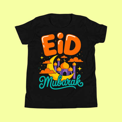 Eid Mubarak Crescent Moon T-Shirt SavigStyle