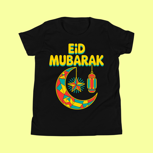 Eid Mubarak Kids Cool Moon Shirt SavigStyle