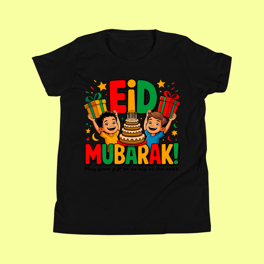 Kids Eid Mubarak Celebration T-Shirt for Boys & Girls SavigStyle