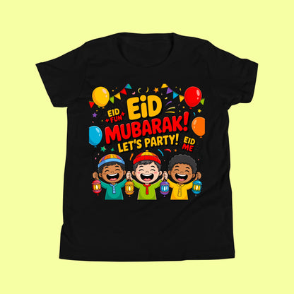 Kids Eid Mubarak Shirt – Cute Balloon Design SavigStyle