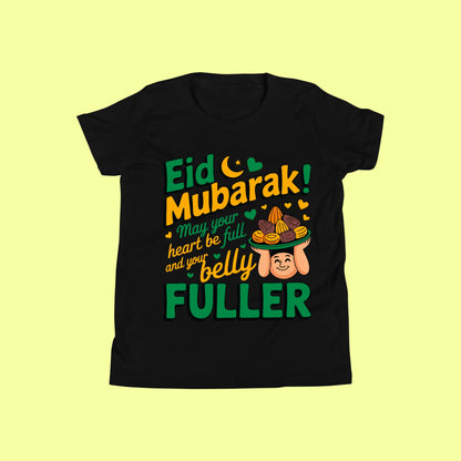 Eid Mubarak Shirt – Heart Full Belly Fuller Tee SavigStyle