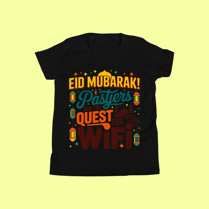 Eid Mubarak: Prayers & WiFi Quest T-Shirt SavigStyle