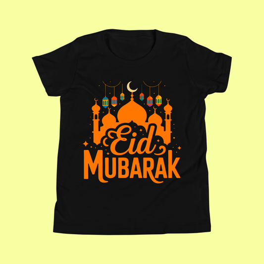 Eid Mubarak Kids T-Shirt – Crescent Mosque SavigStyle