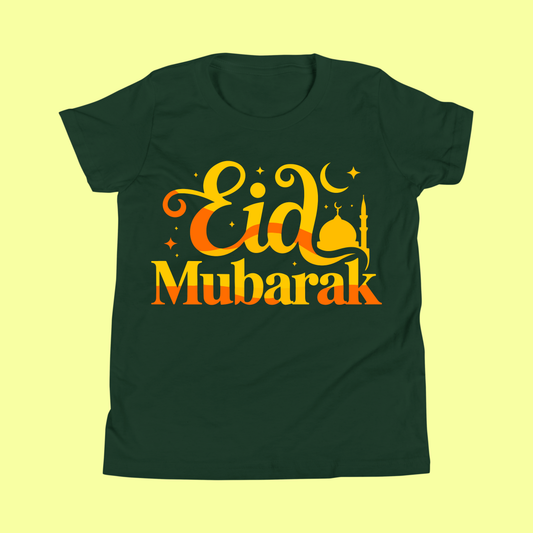Eid Mubarak Kids T-Shirt – Islamic Eid Gift for Kids SavigStyle
