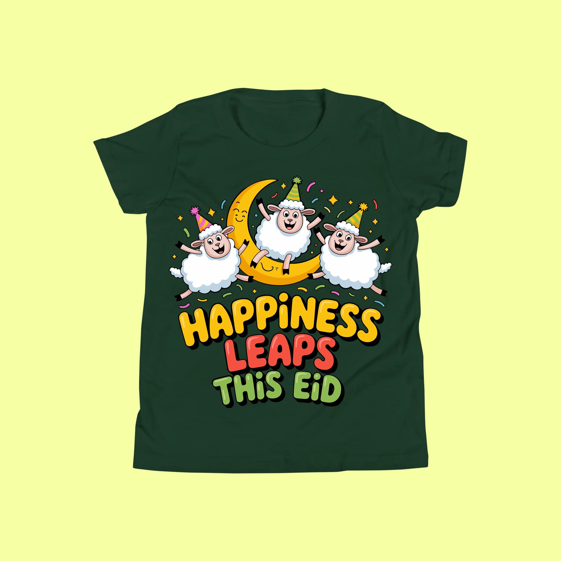 Cute Eid Sheep Kids T-Shirt SavigStyle