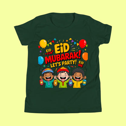 Kids Eid Mubarak Shirt – Cute Balloon Design SavigStyle