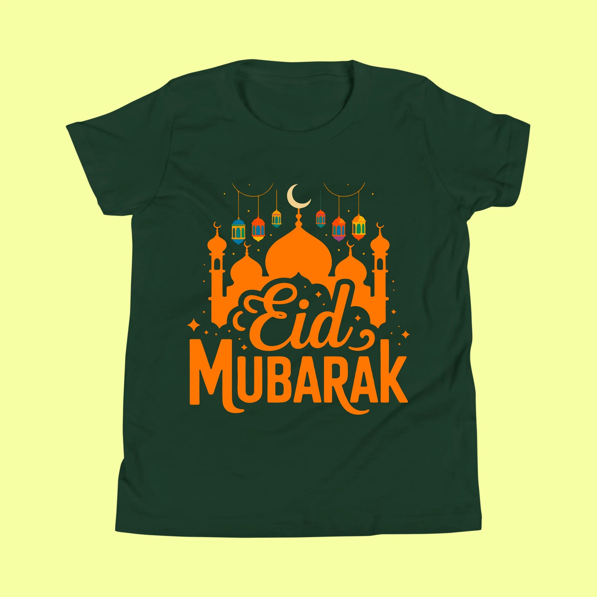 Eid Mubarak Kids T-Shirt – Crescent Mosque SavigStyle