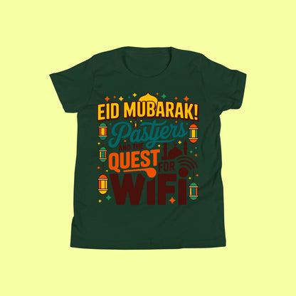 Eid Mubarak: Prayers & WiFi Quest T-Shirt SavigStyle