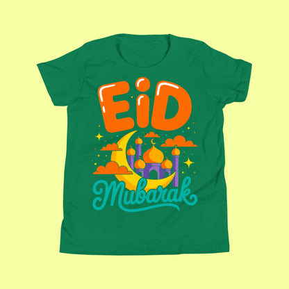 Eid Mubarak Crescent Moon T-Shirt SavigStyle