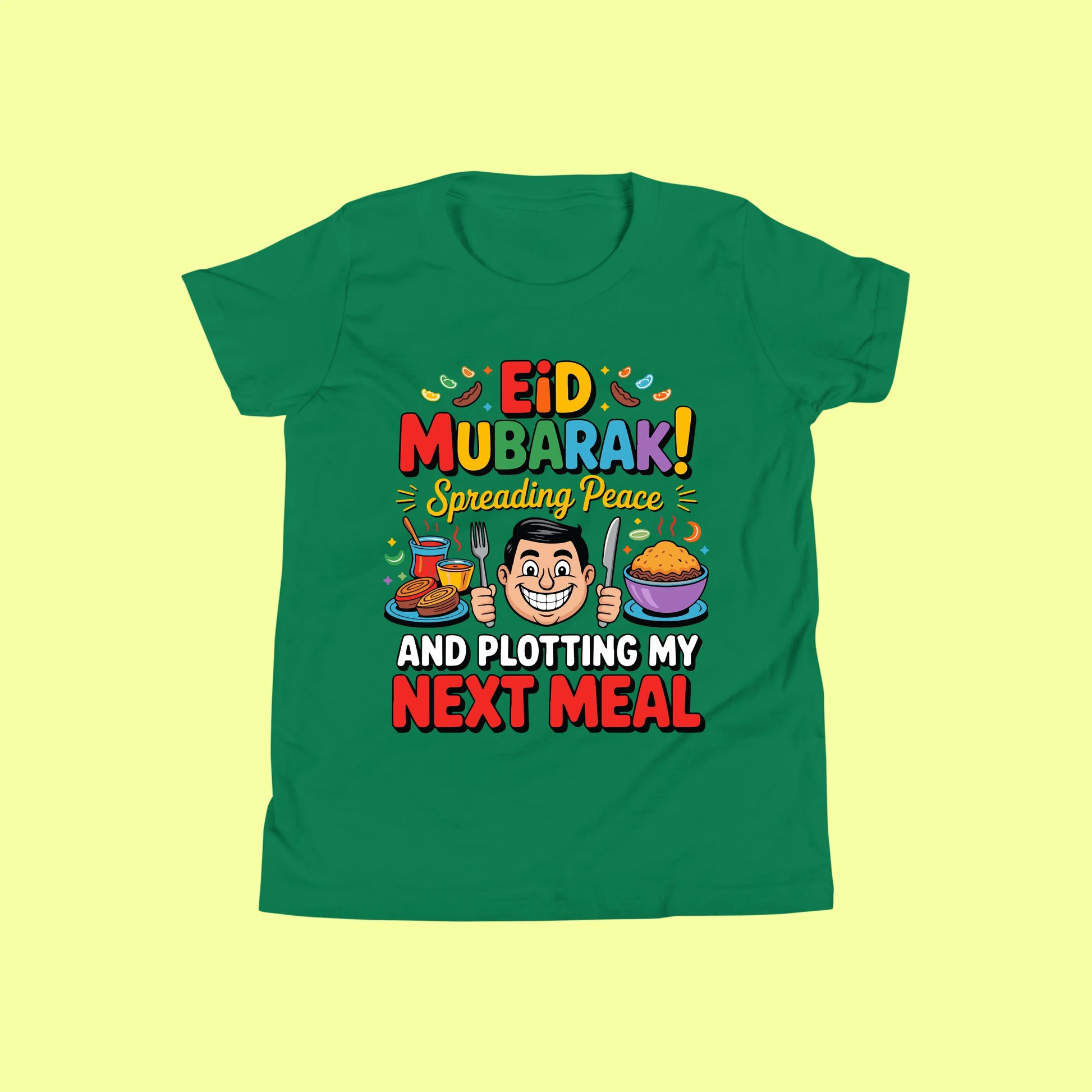 Funny Eid Mubarak Shirt – Plotting My Next Meal Tee SavigStyle