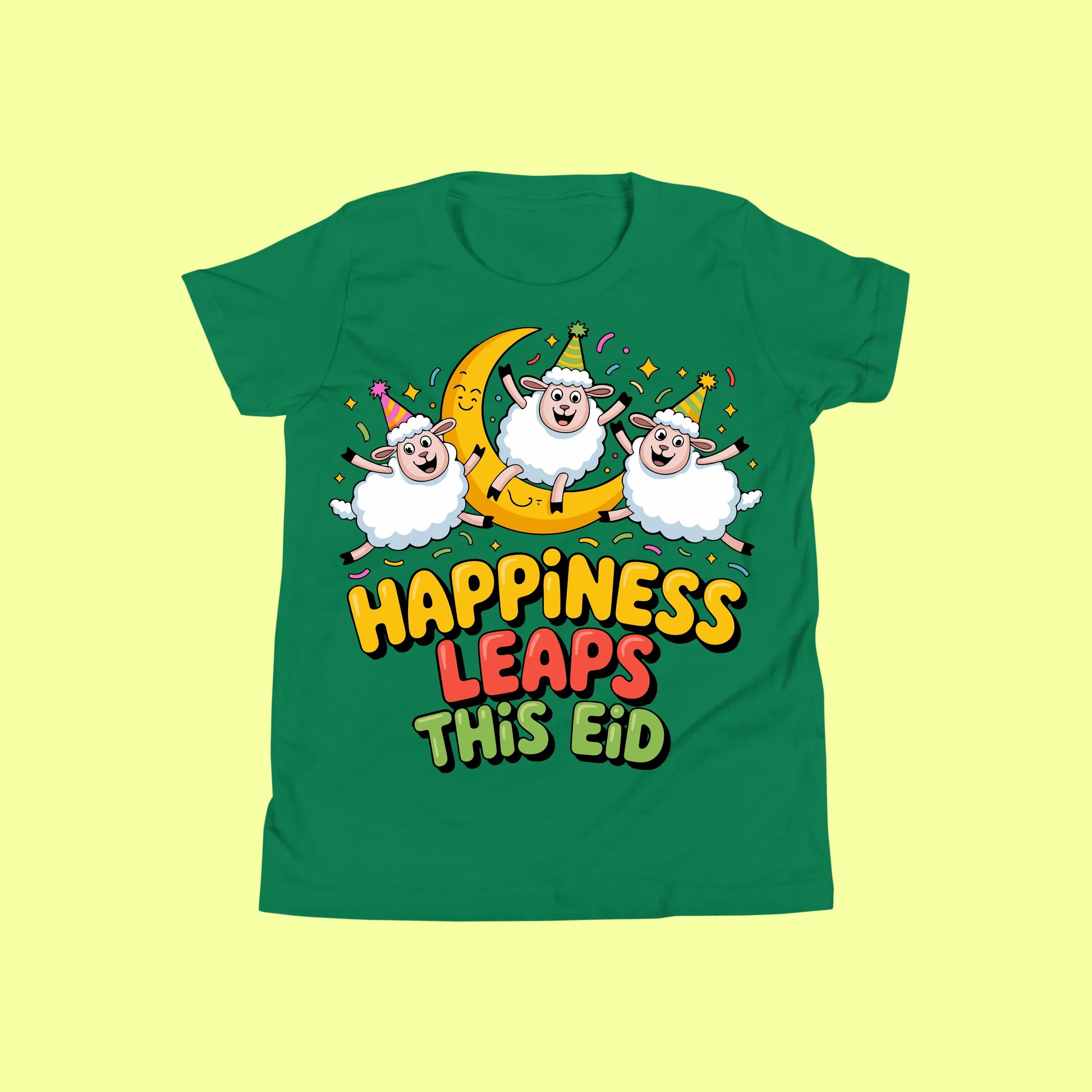 Cute Eid Sheep Kids T-Shirt SavigStyle