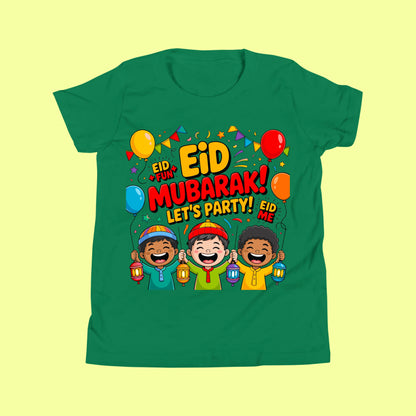 Kids Eid Mubarak Shirt – Cute Balloon Design SavigStyle