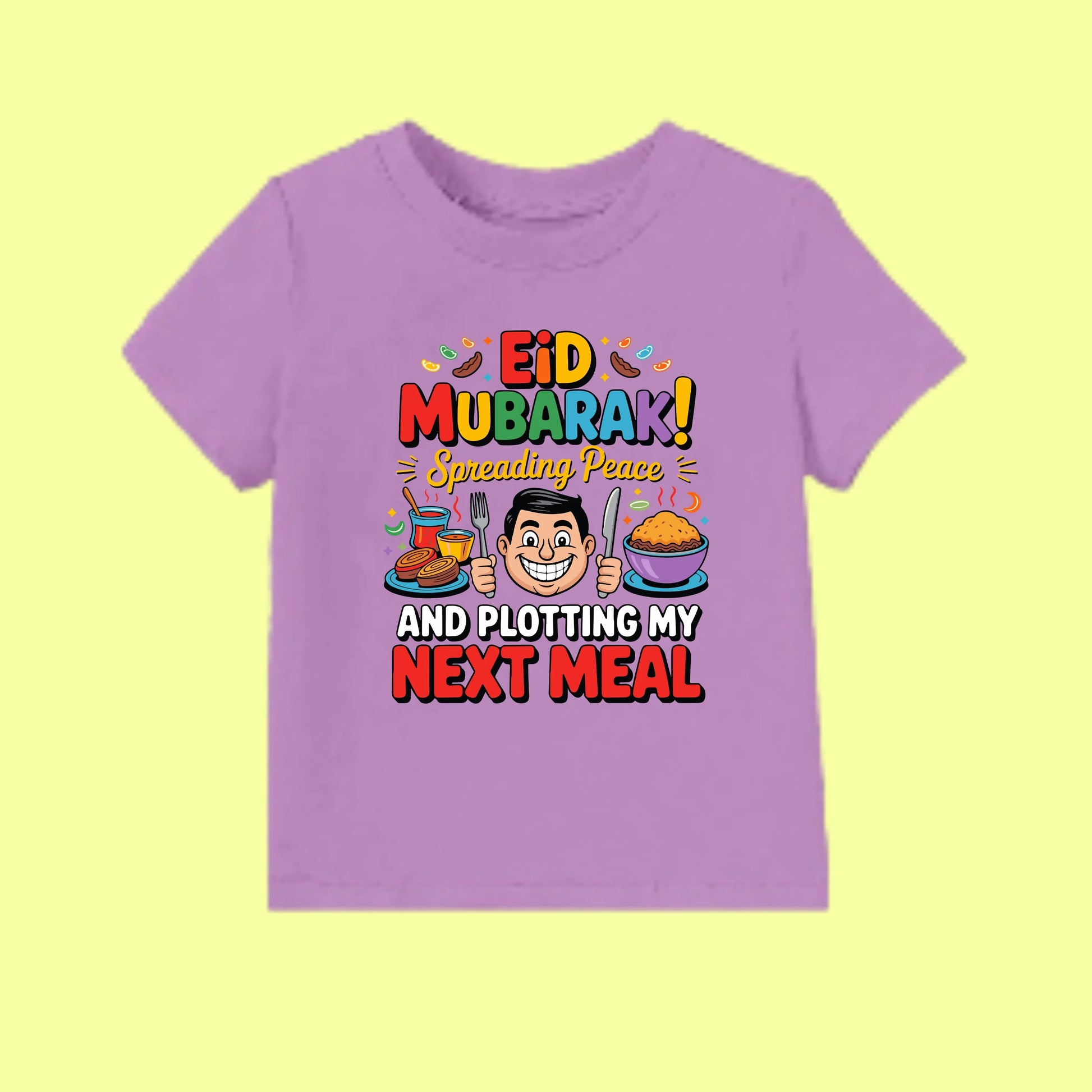 Funny Eid Mubarak Shirt – Plotting My Next Meal Tee SavigStyle