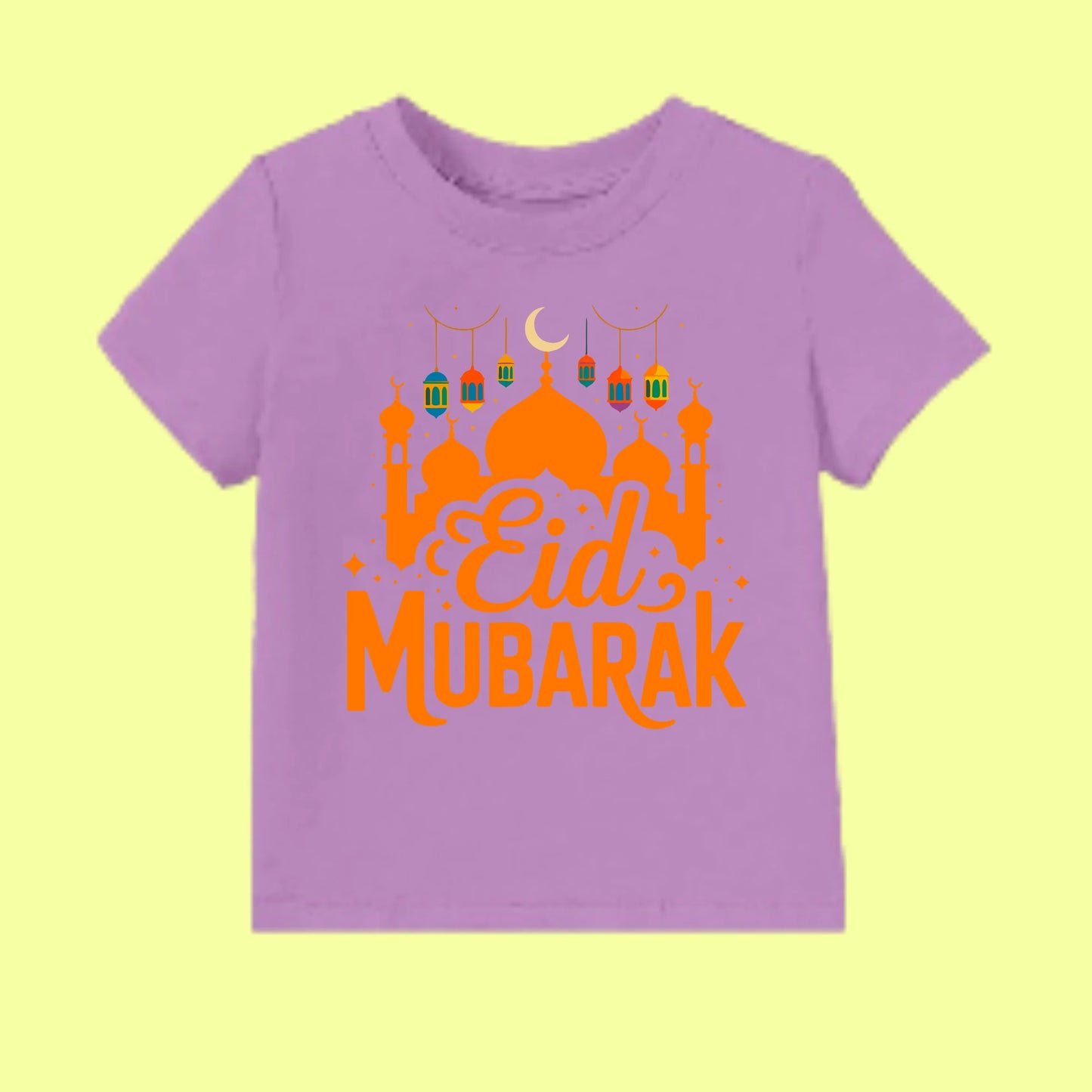 Eid Mubarak Kids T-Shirt – Crescent Mosque SavigStyle