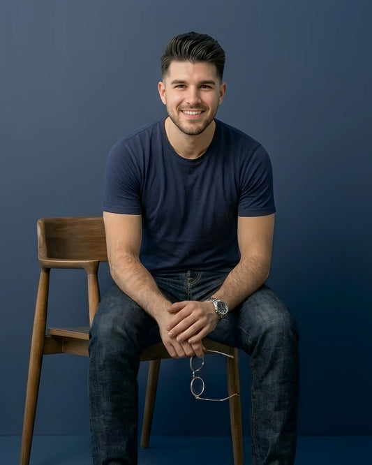 basic cotton t shirt men