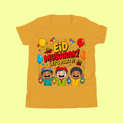 Kids Eid Mubarak Shirt – Cute Balloon Design SavigStyle