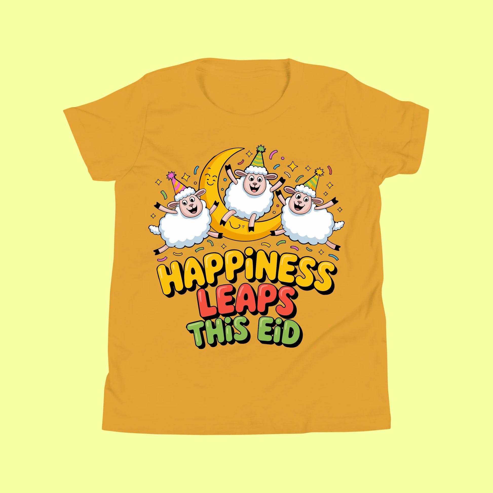 Cute Eid Sheep Kids T-Shirt SavigStyle