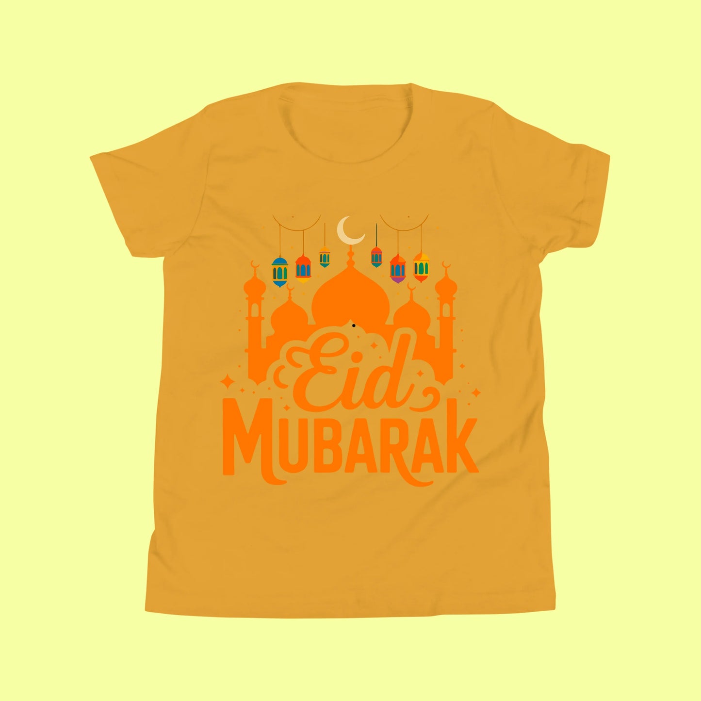 Eid Mubarak Kids T-Shirt – Crescent Mosque SavigStyle