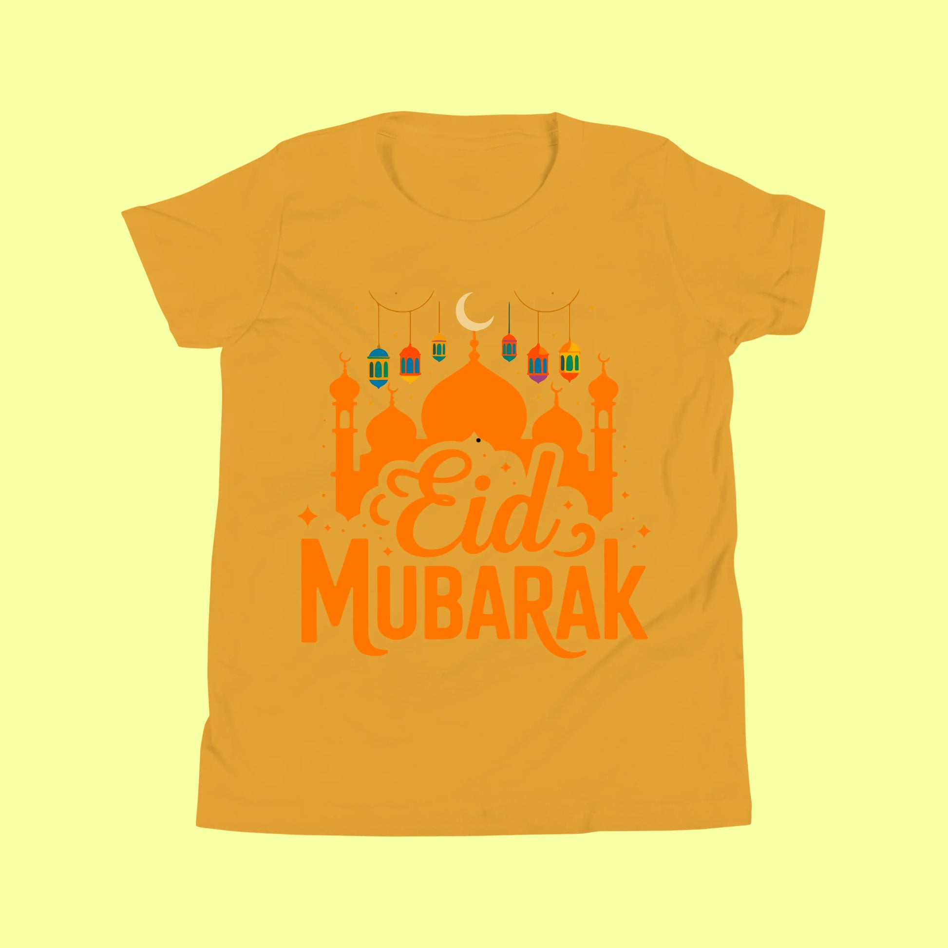 Eid Mubarak Kids T-Shirt – Crescent Mosque SavigStyle