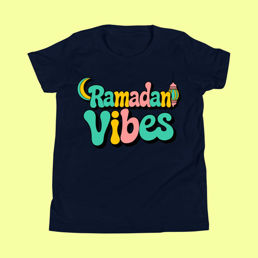 Kids Ramadan Vibes T-Shirt – Cute Islamic Ramadan Vibes Graphic Tee SavigStyle