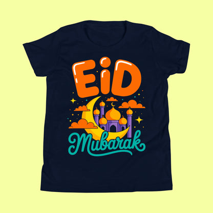 Eid Mubarak Crescent Moon T-Shirt SavigStyle