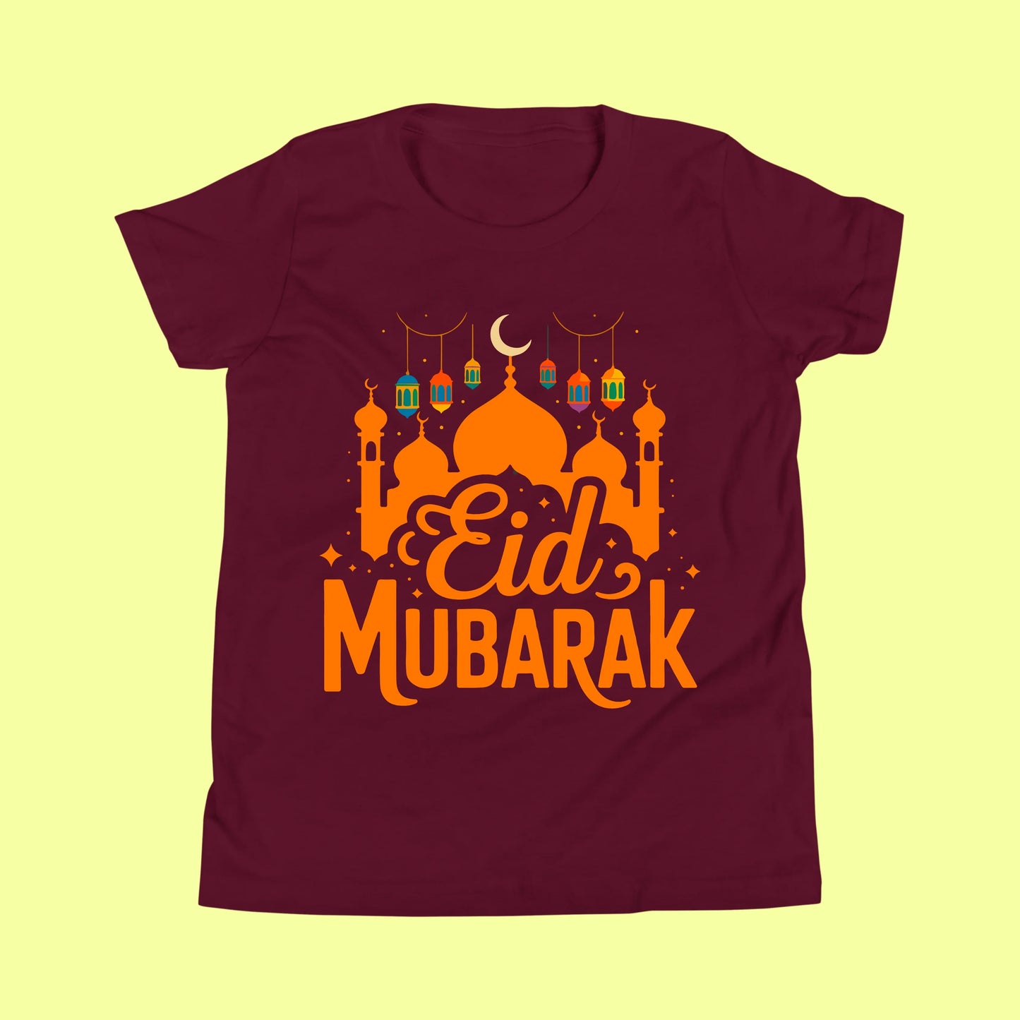 Eid Mubarak Kids T-Shirt – Crescent Mosque SavigStyle