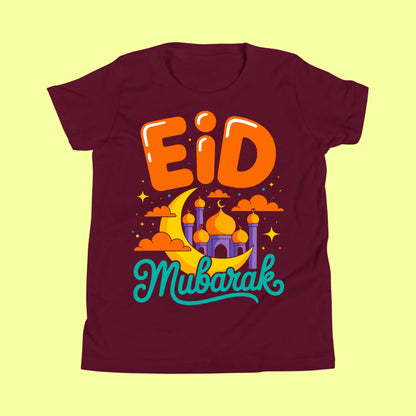 Eid Mubarak Crescent Moon T-Shirt SavigStyle