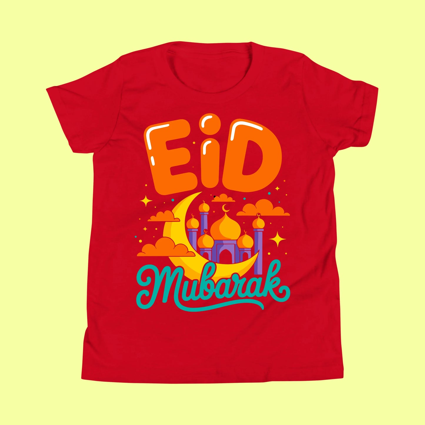 Eid Mubarak Crescent Moon T-Shirt SavigStyle