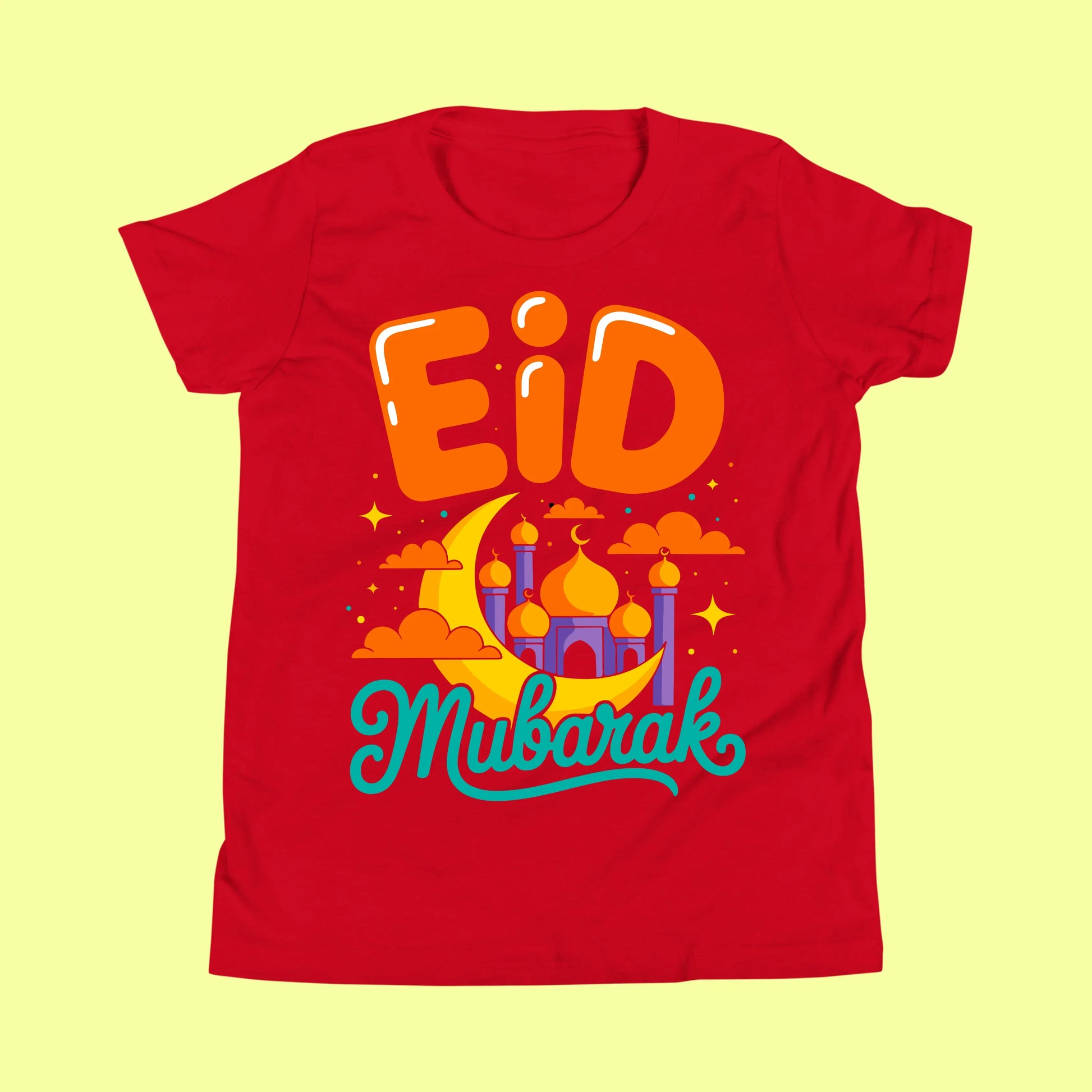 Eid Mubarak Crescent Moon T-Shirt SavigStyle