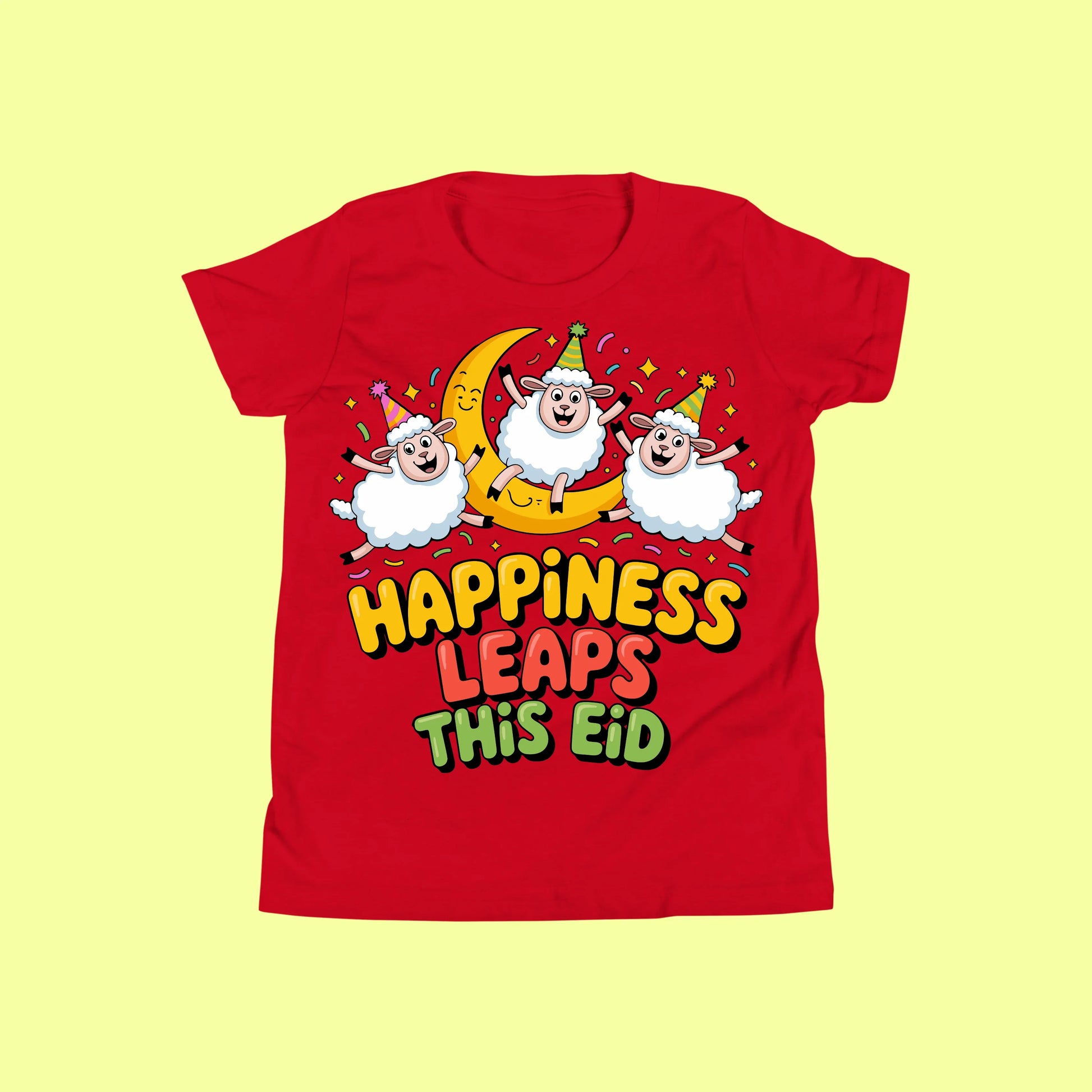 Cute Eid Sheep Kids T-Shirt SavigStyle