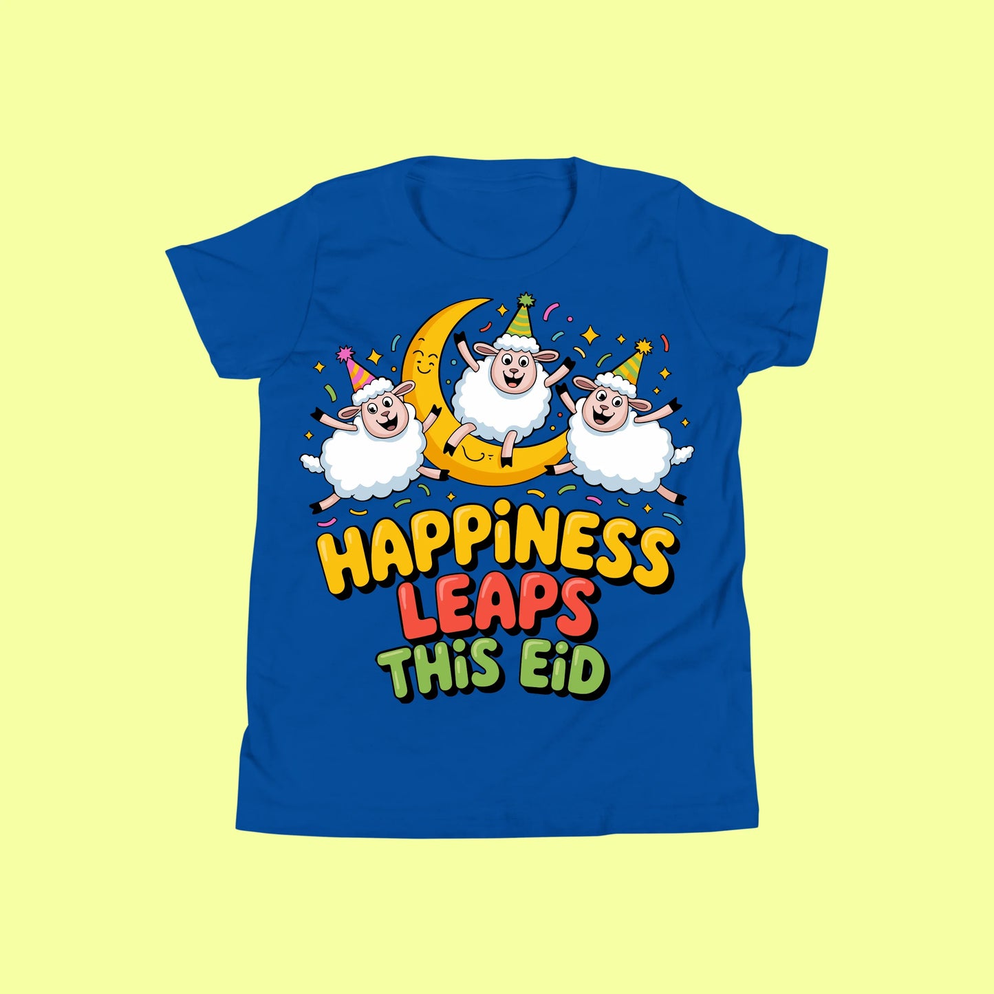 Cute Eid Sheep Kids T-Shirt SavigStyle