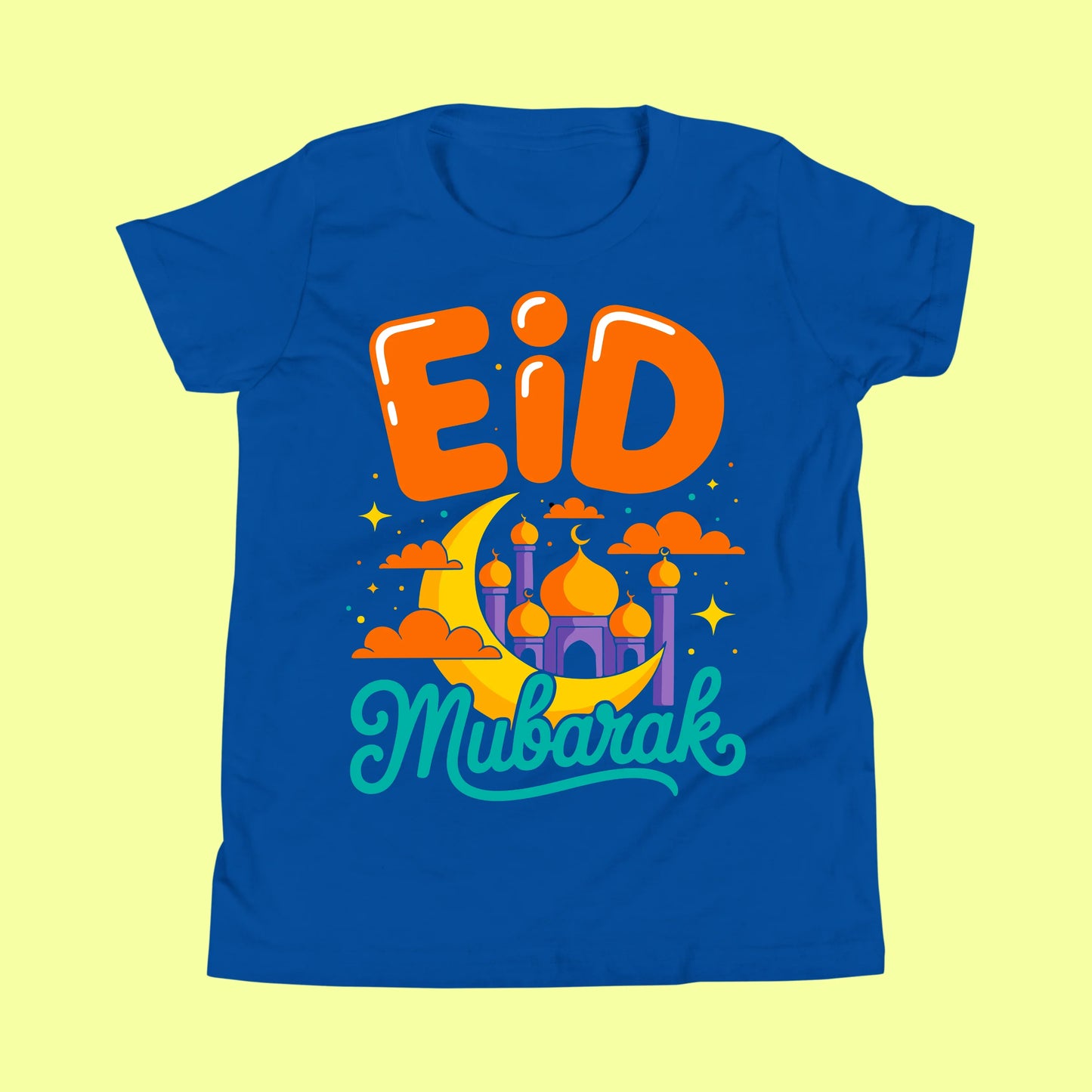 Eid Mubarak Crescent Moon T-Shirt SavigStyle