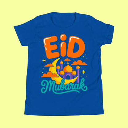 Eid Mubarak Crescent Moon T-Shirt SavigStyle