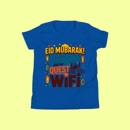 Eid Mubarak: Prayers & WiFi Quest T-Shirt SavigStyle