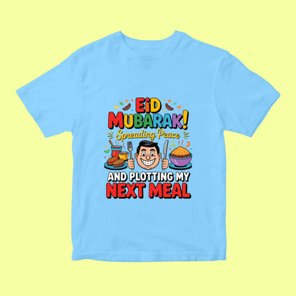 Funny Eid Mubarak Shirt – Plotting My Next Meal Tee SavigStyle