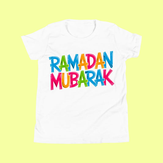 Kids Ramadan Mubarak T-Shirt – Cute Islamic Ramadan Tee for Boys & Girls SavigStyle