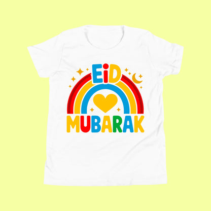Kids Rainbow Eid Mubarak Shirt (I) SavigStyle